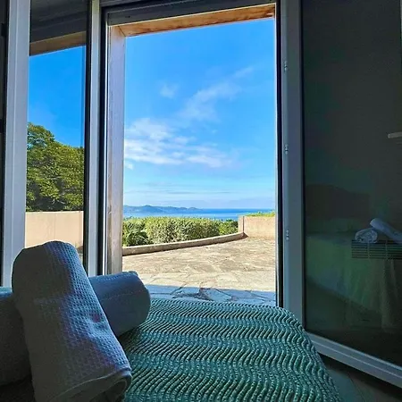 A - Piscine, Vue Mer, Jardin & Wifi 别墅 Pietrosella